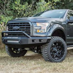 Road Armor - Road Armor 615R4B-NW Stealth Non-Winch Front Bumper with Pre-Runner Guard and Square Light Holes for Ford F150 2015-2017 - Image 5