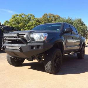 Road Armor - Road Armor 905R4B-NW Stealth Non-Winch Front Bumper with Pre-Runner Guard and Square Light Holes for Toyota Tacoma 2012-2015 - Image 3