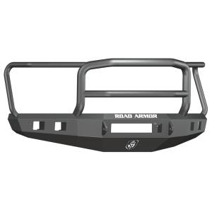 Road Armor 615R5B-NW Stealth Non-Winch Front Bumper with Lonestar Guard and Square Light Holes for Ford F150 2015-2017