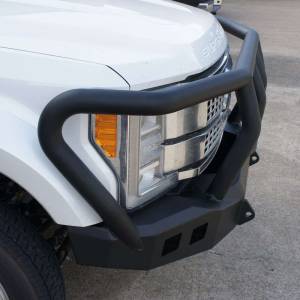Road Armor - Road Armor 61742B Stealth Winch Front Bumper with Titan II Guard and Square Light Holes for Ford F450/F550 2017-2018 - Image 3