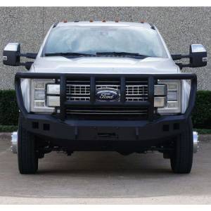Road Armor - Road Armor 61742B Stealth Winch Front Bumper with Titan II Guard and Square Light Holes for Ford F450/F550 2017-2018 - Image 6