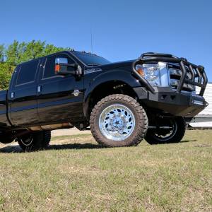 Road Armor - Road Armor 6114R3B-NW Stealth Non-Winch Front Bumper with Intimidator Guard and Square Light Holes for Ford F450/F550 2011-2016 - Image 2