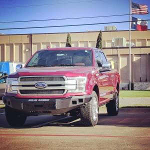 Road Armor - Road Armor 6181F0B Stealth Winch Front Bumper with Square Light Holes for Ford F150 2018-2020 - Image 4