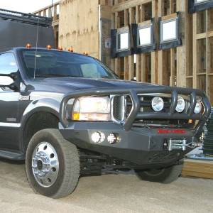 Road Armor - Road Armor 66002B Stealth Winch Front Bumper with Titan II Guard and Round Light Holes for Ford F250/F350/F450/Excursion 1999-2004 - Image 6