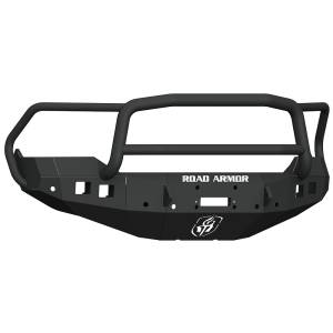 Road Armor 413F5B Stealth Winch Front Bumper with Lonestar Guard and Square Light Holes for Dodge Ram 1500 2013-2018