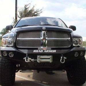 Road Armor - Road Armor 44040B Stealth Winch Front Bumper with Round Light Holes for Dodge Ram 2500/3500 2003-2005 - Image 4