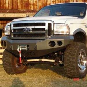 Road Armor - Road Armor 66000B Stealth Winch Front Bumper with Round Light Holes for Ford F250/F350/F450/Excursion 1999-2004 - Image 4