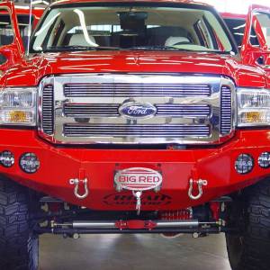 Road Armor - Road Armor 66000B Stealth Winch Front Bumper with Round Light Holes for Ford F250/F350/F450/Excursion 1999-2004 - Image 5