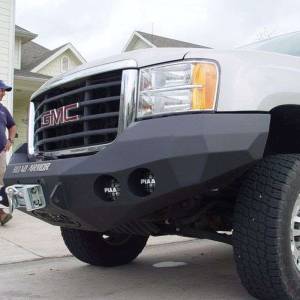 Road Armor - Road Armor 37400B Stealth Winch Front Bumper with Round Light Holes for GMC Sierra 2500HD/3500 2008-2010 - Image 3