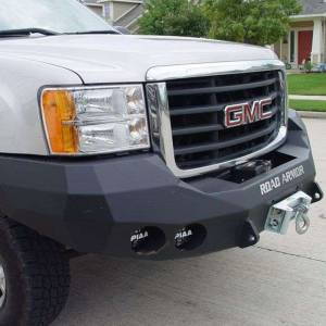 Road Armor - Road Armor 37400B Stealth Winch Front Bumper with Round Light Holes for GMC Sierra 2500HD/3500 2008-2010 - Image 5