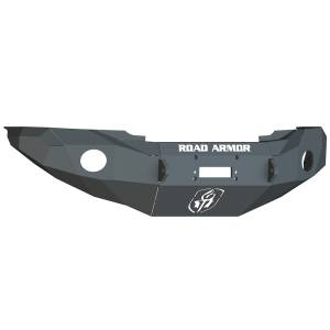 Road Armor 99010B Stealth Winch Front Bumper with Round Light Holes for Toyota Tacoma 2005-2011