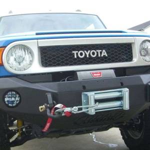 Road Armor - Road Armor FJ800B Stealth Winch Front Bumper with Round Light Holes for Toyota FJ Cruiser 2007-2015 - Image 4