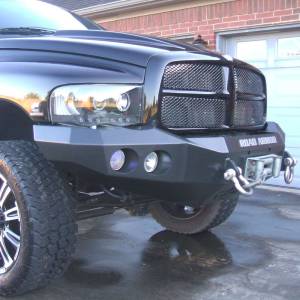 Road Armor - Road Armor 44030B Stealth Winch Front Bumper with Round Light Holes for Dodge Ram 1500 2002-2005 - Image 4