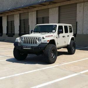 Road Armor - Road Armor 5183F0B Stealth Full Width Winch Front Bumper with Square light Holes for Jeep Wrangler JL 2018-2023 - Image 2