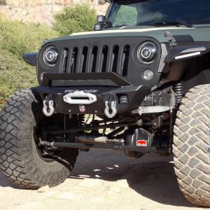 Road Armor - Road Armor 5180F3B Stealth Winch Front Bumper with Sheetmetal Bar Guard for Jeep Wrangler JL 2018-2022 - Image 2