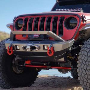 Road Armor - Road Armor 5182F3B Stealth Mid Width Winch Front Bumper with Sheetmetal Bar Guard for Jeep Wrangler JL 2018-2019 - Image 3