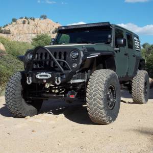 Road Armor - Road Armor 5180F5B Stealth Winch Front Bumper with Stinger Guard Competition Cut for Jeep Wrangler JL 2018-2024 - Image 2