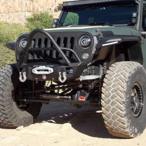 Road Armor - Road Armor 5180F5B Stealth Winch Front Bumper with Stinger Guard Competition Cut for Jeep Wrangler JL 2018-2023 - Image 3
