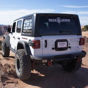 Road Armor - Road Armor 5182R0B Stealth Mid Width Rear Bumper for Jeep Wrangler JL 2018-2024 - Image 3