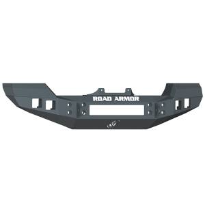 Road Armor 512R0B Stealth Winch Front Bumper with Square Light Holes for Jeep Wrangler JK 2007-2018