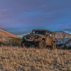 Road Armor - Road Armor 512R0B Stealth Winch Front Bumper with Square Light Holes for Jeep Wrangler JK 2007-2018 - Image 2