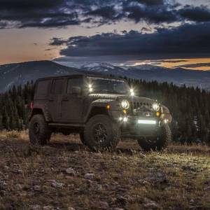 Road Armor - Road Armor 512R0B Stealth Winch Front Bumper with Square Light Holes for Jeep Wrangler JK 2007-2018 - Image 4