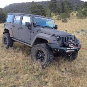 Road Armor - Road Armor 512R0B Stealth Winch Front Bumper with Square Light Holes for Jeep Wrangler JK 2007-2018 - Image 6