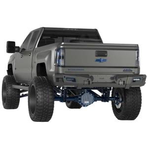 Road Armor - Road Armor 3152DR-A0-P2-MR-BH Identity Non-Shackle Rear Bumper with Beauty Ring Mesh for Chevy Silverado 2500HD/3500 2015-2019 - Image 2