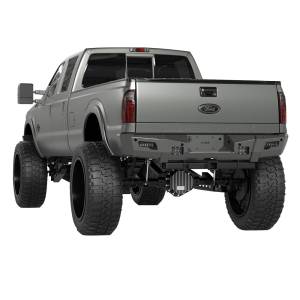 Road Armor - Road Armor 6112DR-A0-P2-MD-BH Identity Non-Shackle Rear Bumper with ID Mesh for Ford F250/F350/F450 2011-2016 - Image 2