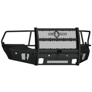 Road Armor 4131VF26B Vaquero Non-Winch Front Bumper with Full Guard and 2" Receiver for Dodge Ram 1500 2013-2018