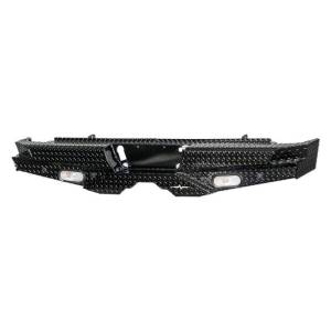 Frontier Gear 100-20-7013 Rear Bumper with Sensor Holes and Lights for GMC Sierra 2500HD/3500 2007-2010