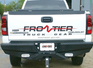 Frontier Gear - Frontier Gear 100-21-1013 Rear Bumper with Sensor Holes and Lights for Chevy Silverado 2500HD/3500 2011-2014 - Image 2