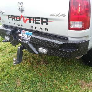 Frontier Gear - Frontier Gear 100-41-0004 Rear Bumper with Sensor Holes and Lights for Dodge Ram 1500 2010 and Ram 1500 2011-2018 - Image 2