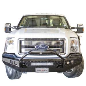 Frontier Gear 140-11-1012 Sport Front Bumper with Cube Light and Light Bar Compatible for Ford F250/F350 2011-2016