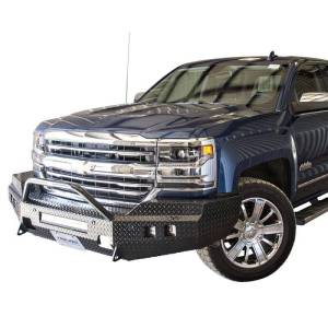 Frontier Gear - Frontier Gear 140-21-6014 Sport Front Bumper with Cube Light and Light Bar Compatible for Chevy Silverado 1500 2016-2018 - Image 4