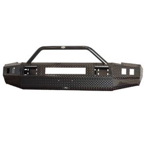 Frontier Gear 140-41-0012 Sport Front Bumper with Cube Light and Light Bar Compatible for Dodge Ram 2500/3500 2010-2019
