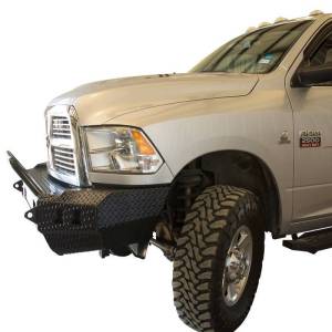 Frontier Gear - Frontier Gear 140-41-0013 Sport Front Bumper with Cube Light and Light Bar Compatible for Dodge Ram 2500/3500 2010 and Ram 2500/3500 2011-2018 - Image 3