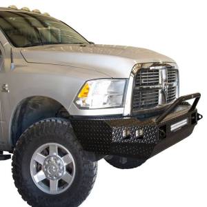 Frontier Gear - Frontier Gear 140-41-0013 Sport Front Bumper with Cube Light and Light Bar Compatible for Dodge Ram 2500/3500 2010 and Ram 2500/3500 2011-2018 - Image 4