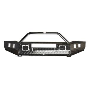 Bumpers By Vehicle - Ford F150 - Frontier Gear - Frontier Gear 140-51-8012 Sport Front Bumper with Cube Light and Light Bar Compatible for Ford F150 2018-2020 New Body Style