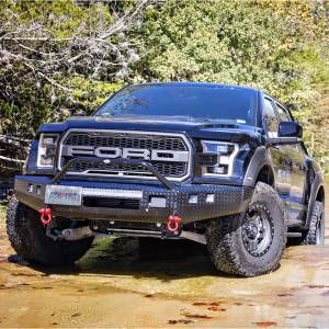 Frontier Gear - Frontier Gear 140-51-8014 Sport Front Bumper with Cube Light and Light Bar Compatible for Ford F150 2018-2020 New Body Style - Image 2
