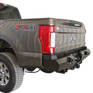 Frontier Gear - Frontier Gear 160-11-7008 Sport Rear Bumper with Sensor Holes and Cube Light Compatible for Ford F250/F350 2017-2022 - Image 3