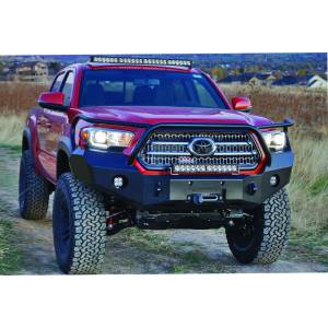 Expedition One - Expedition One TACOFB100_PC RangeMax Winch Front Bumper for Toyota Tacoma 2016-2023 - Textured Black - Image 2