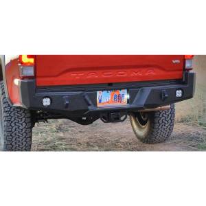 Expedition One - Expedition One TACORB100 Rear Bumper for Toyota Tacoma 2016-2023 - Bare Steel