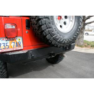 Expedition One Bumpers - Jeep Wrangler TJ Products - Expedition One - Expedition One TJRB100 Trail Series Rear Bumper for Jeep Wrangler TJ 1997-2006 - Bare Steel