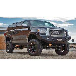Expedition One - Expedition One TT07-13-FB-H-PC RangeMax Winch Front Bumper with Hoop for Toyota Tundra 2007-2013 - Textured Black - Image 3