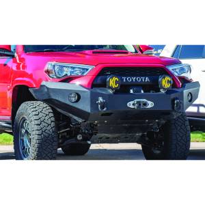 Expedition One - Expedition One 4RFB100_BB_PC Front Bumper with Full Grille Guard for Toyota 4Runner 2014-2019 - Textured Black - Image 3