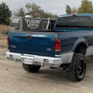 Bumpers By Vehicle - Fusion Bumpers - Fusion 9904FORDEXCRB Rear Bumper for Ford Excursion 1999-2004