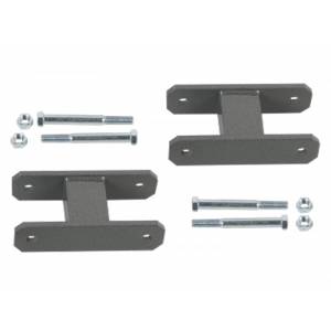 Warrior 129 1.5" Lift Leaf Spring Shackle Kit for Chevy S10 1984-1993