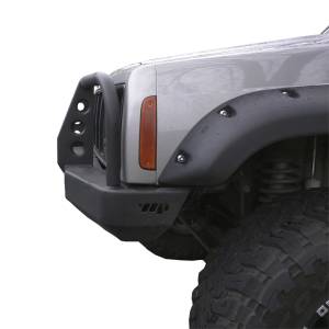 Warrior - Warrior 56060 Contour Front Bumper with Brush Guard for Jeep Cherokee XJ 1984-2001 - Black Powder Coat - Image 3