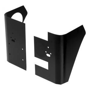 Warrior S918A Rear Corners with Holes for Jeep Wrangler LJ 2004-2006 - Black Powder Coat